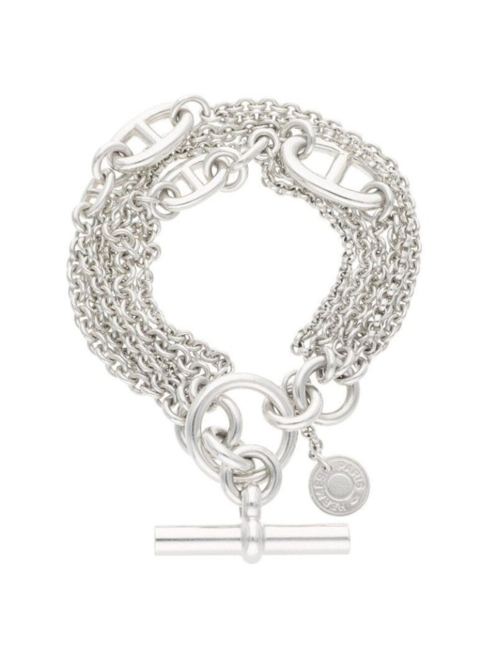 Hermes New Farandole Silver Bracelet St